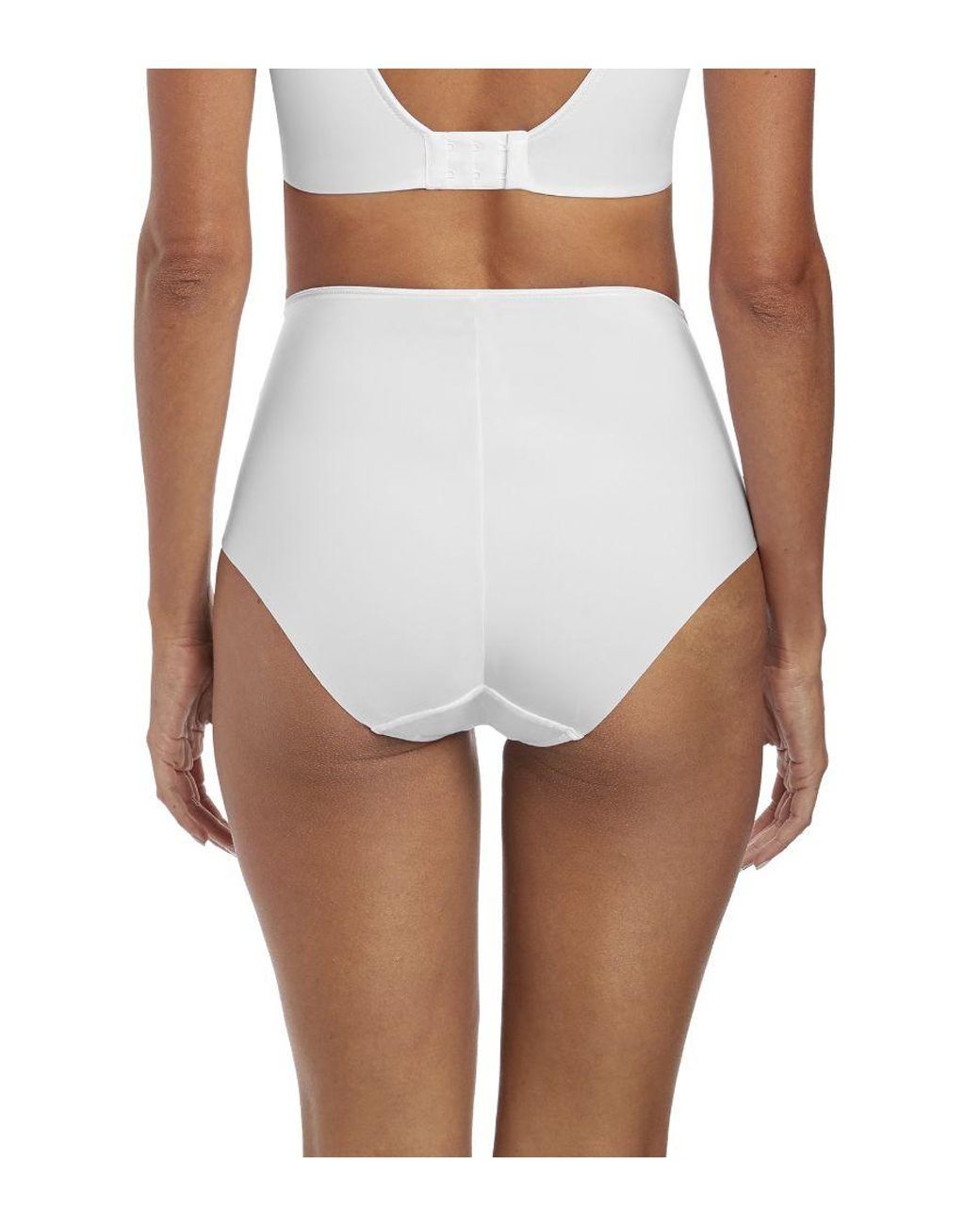 Fantasie White Illusion Brief High Waist Polyamide
