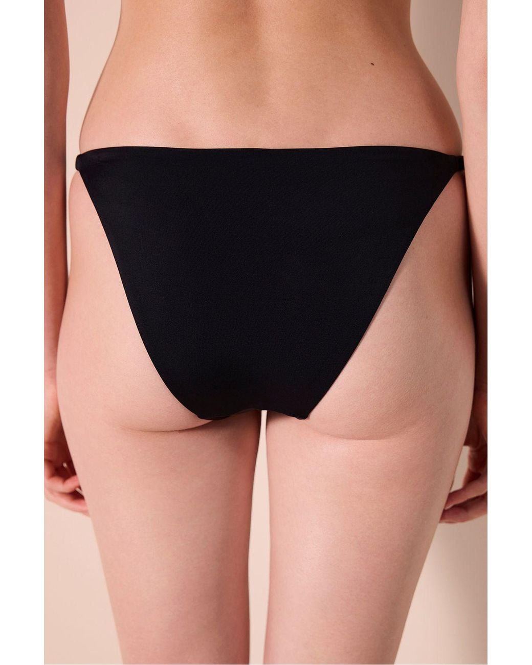 Penti Black Flower Side Bikini Bottom