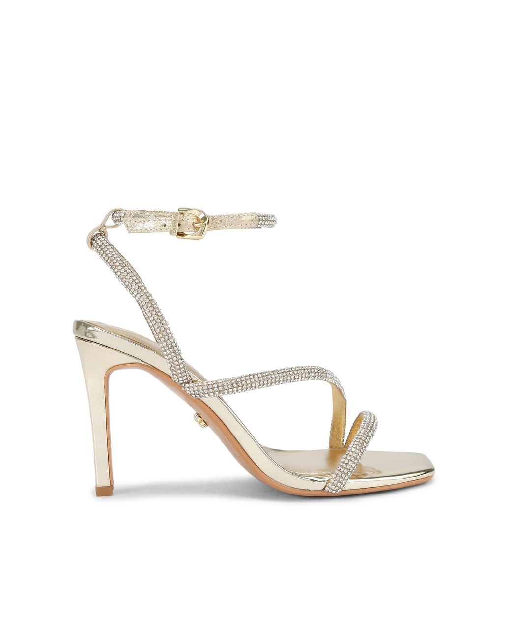 Carvela Kurt Geiger Metallic Paparazzi Wide Fit Sandals