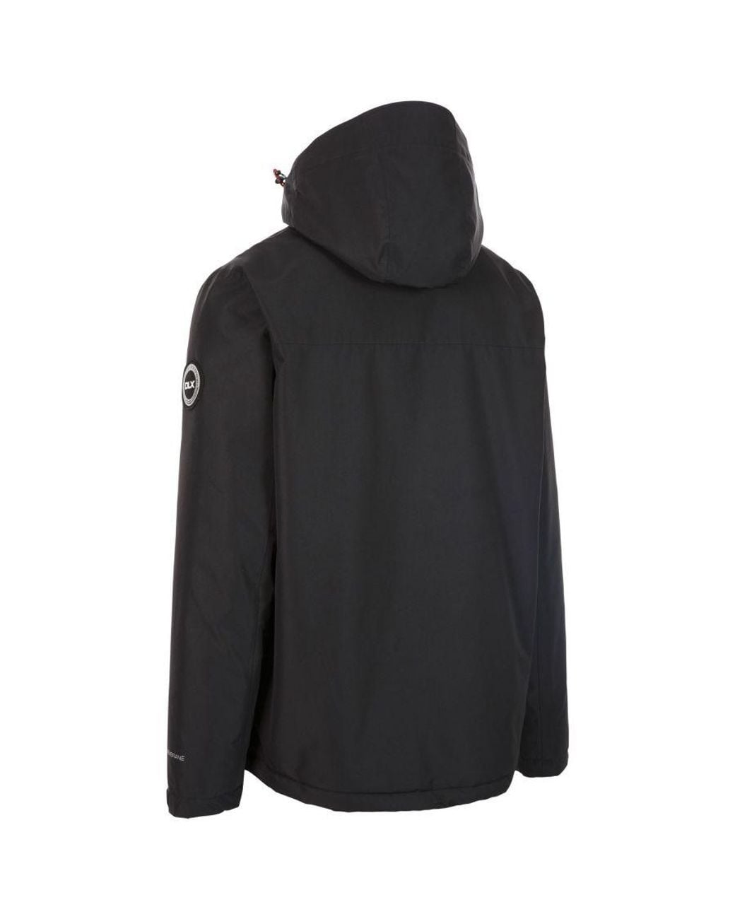 Trespass Black Oswarm Waterproof Jacket for men