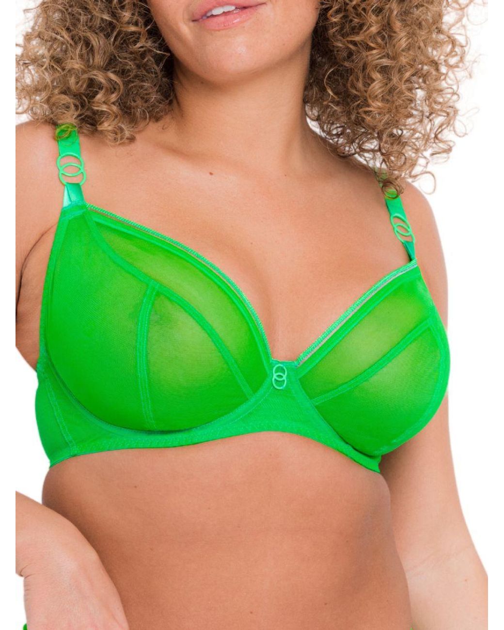 Curvy Kate Green Lifestyle Plunge Bra