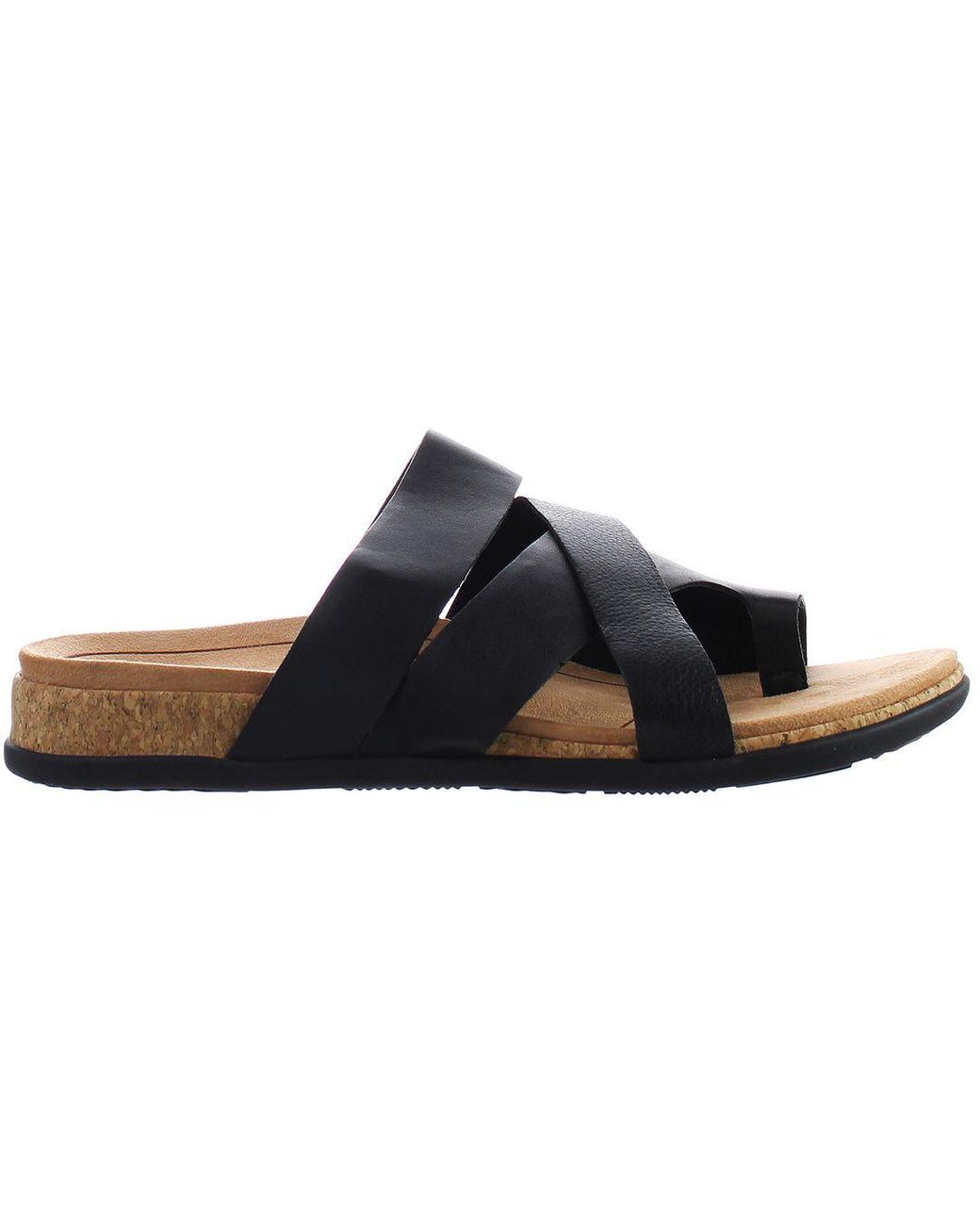 Vionic Blue Luelle Flip-Flops Leather