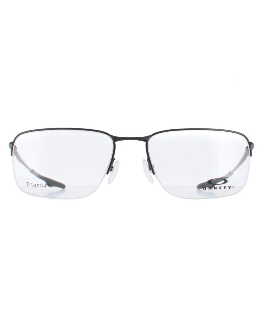 Oakley Brown Half Rimless Satin Ox5148 Wingback Sq Metal for men