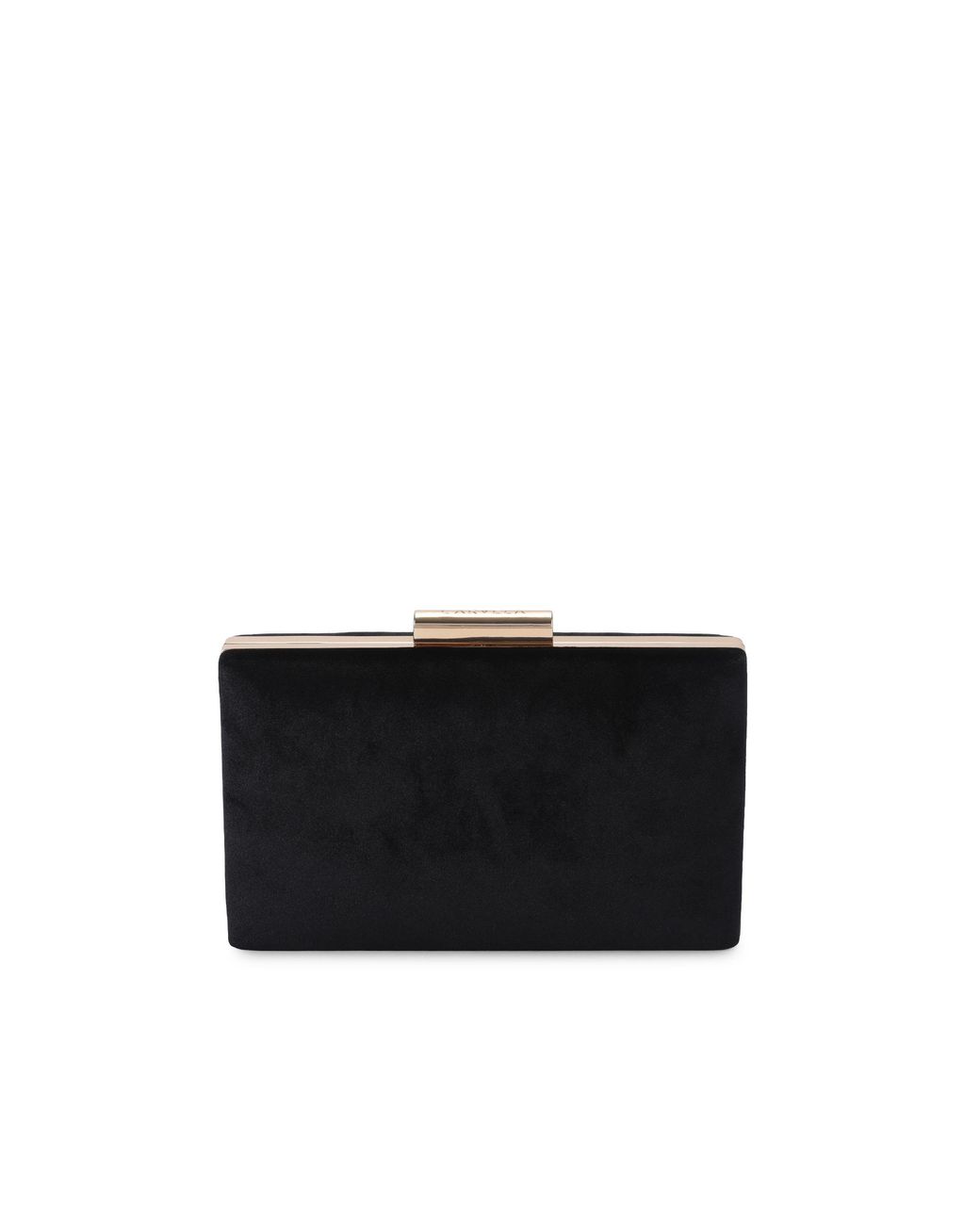 Carvela Kurt Geiger Black Palio Hard Clutch Bag