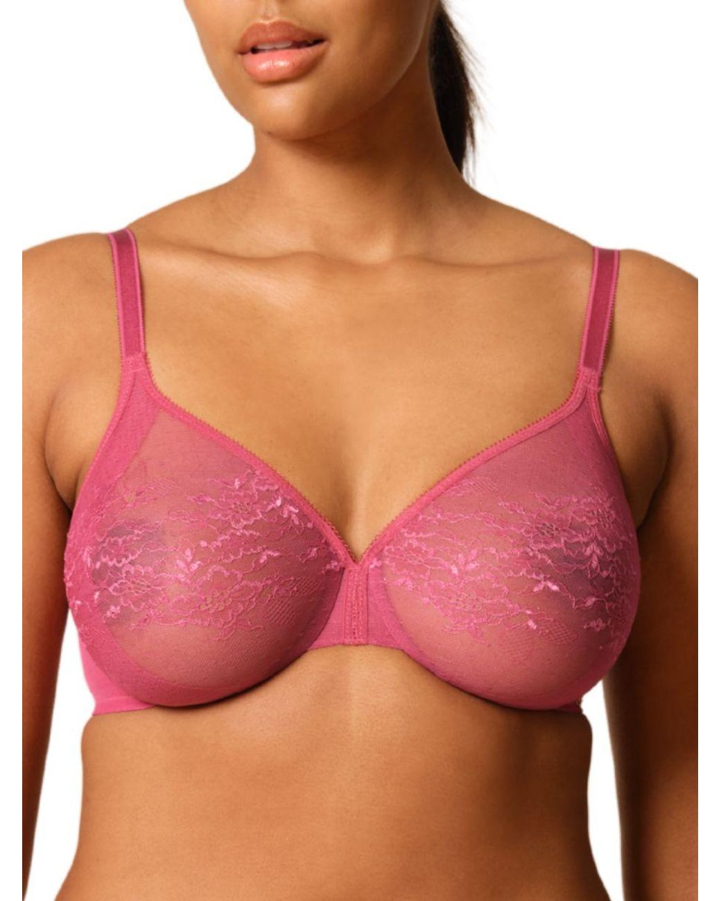 Gossard Red Glossies Lace Sheer Bra