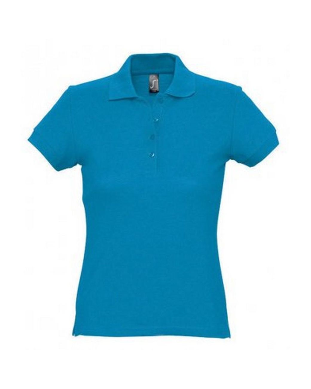 Sol's Blue Ladies Passion Pique Short Sleeve Polo Shirt (Aqua)