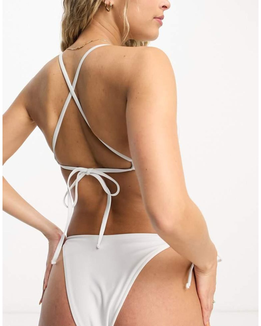 Hunkemöller Natural Hunkemoller Belize Mesh Triangle Bikini Top