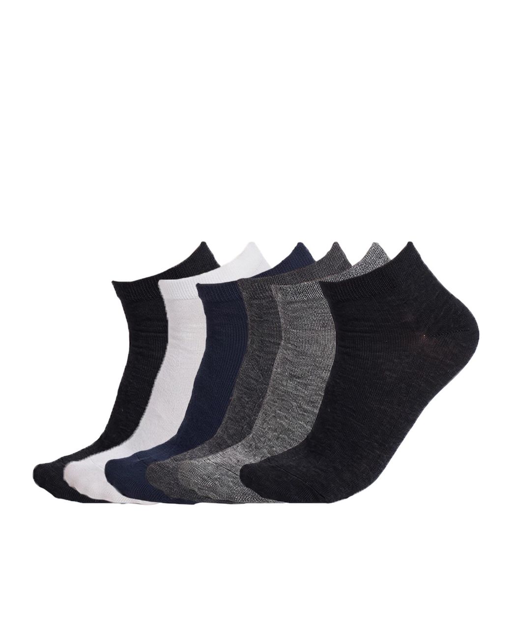 Pro Socks Blue 6 Pairs Seamless Low-Cut S9101 for men