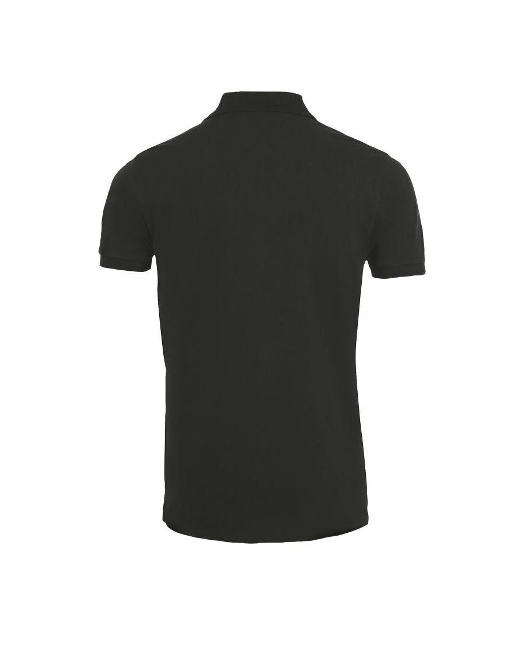 Sol's Black Phoenix Short Sleeve Pique Polo Shirt for men