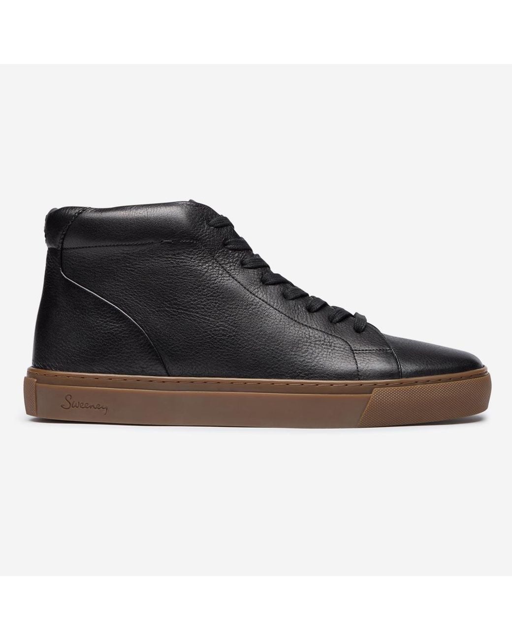 Oliver Sweeney Black Laxey Leather for men