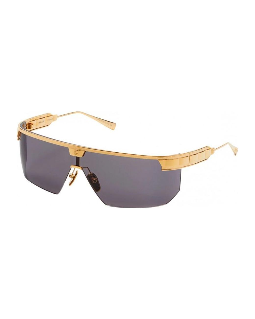 Balmain Metallic Bps-147A-142 Bps 147A 43 142 Sunglasses