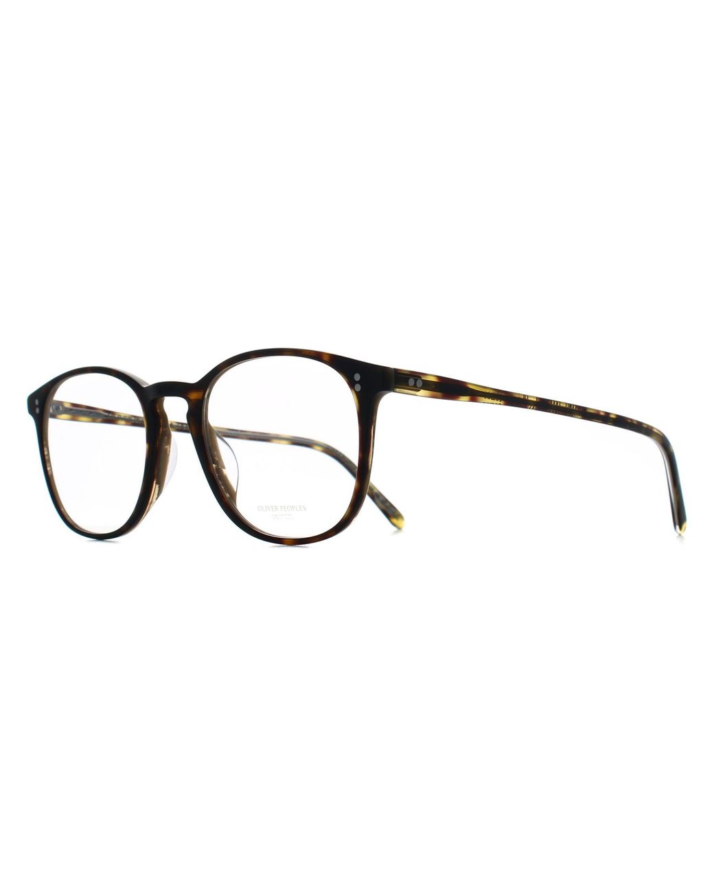Oliver Peoples Brown Square Horn Ov5397U Finley Vintage for men