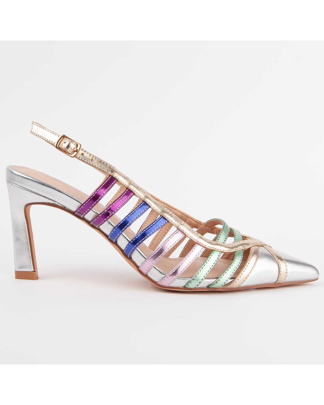 Montevita Pink Heel Shoe Carola4 Multicolored