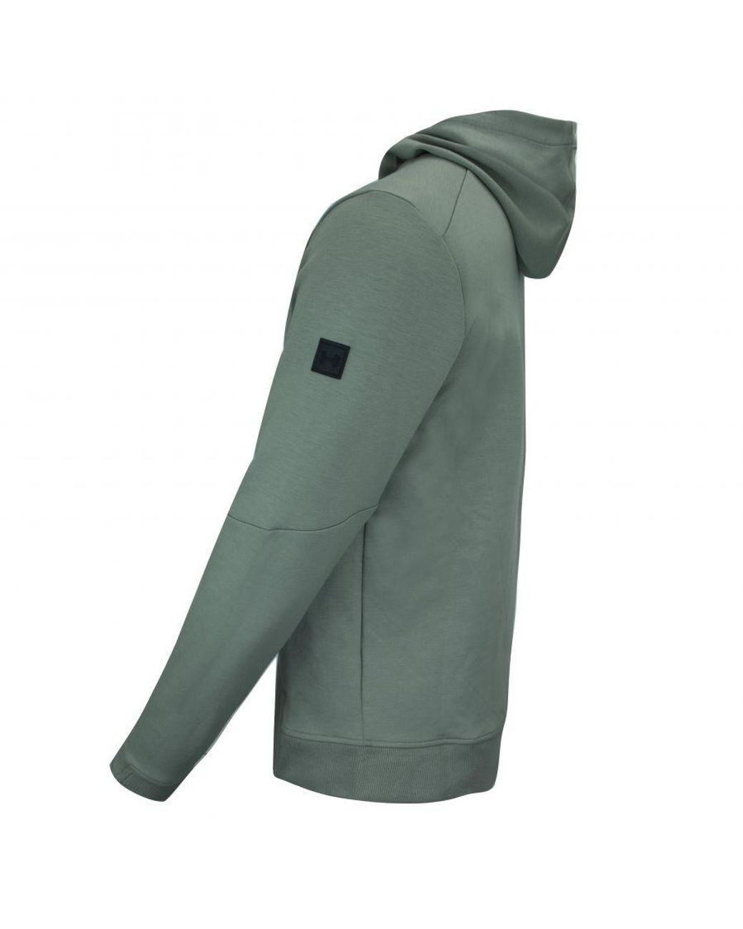 Under Armour Green Elite Utility Hoodie Zip Up Track Top 1306451 492 for men