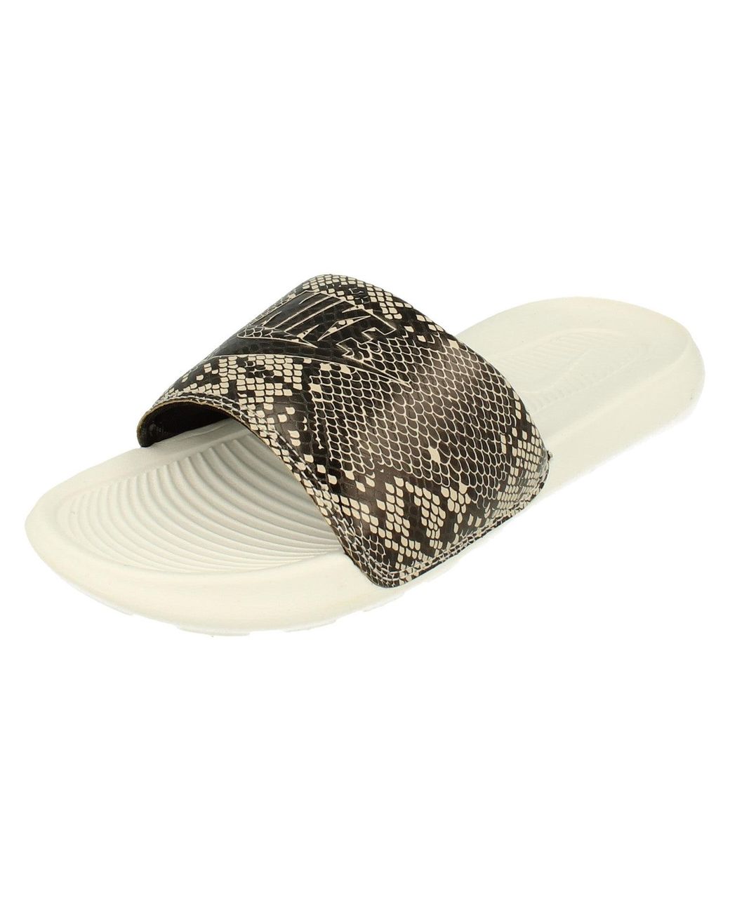 Nike Black Victori One Slide Print Slides
