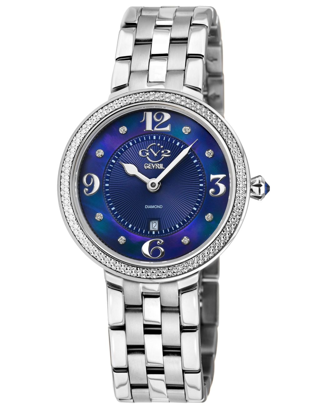 Gv2 Metallic 12900B Verona Swiss Diamond Watch