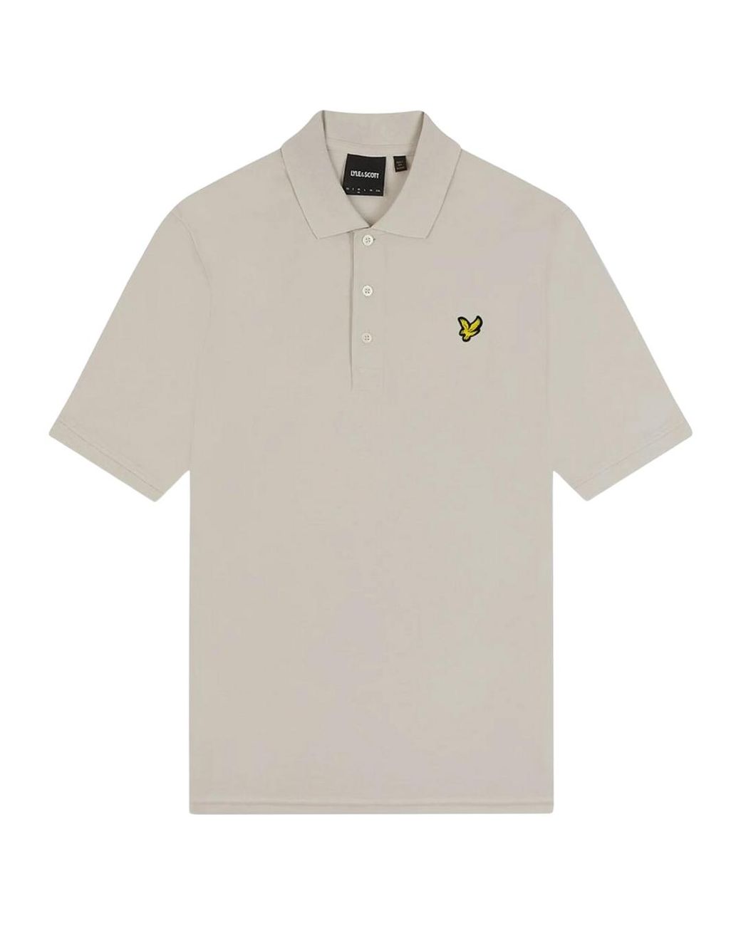 Lyle & Scott White Cove Plain Polo Shirt for men