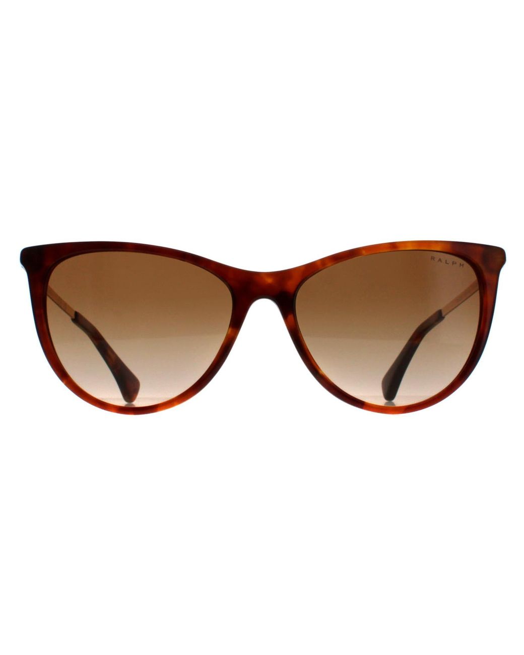 Ralph Lauren Brown By Cat Eye Shiny Havana Gradient Ra5290