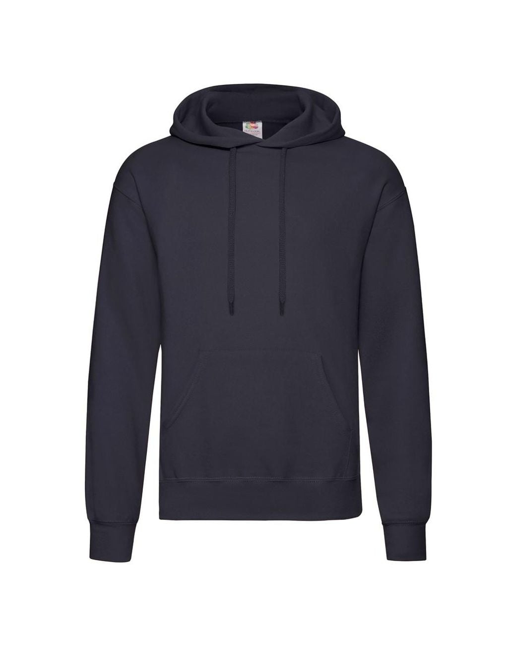 Fruit Of The Loom Blue Adults Classic Hooded Sweatshirt (Deep)