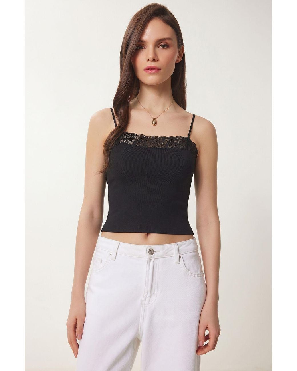 Happiness İstanbul Black Blouse