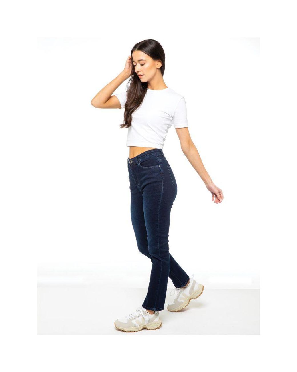 Enzo Blue Straight Denim Jeans