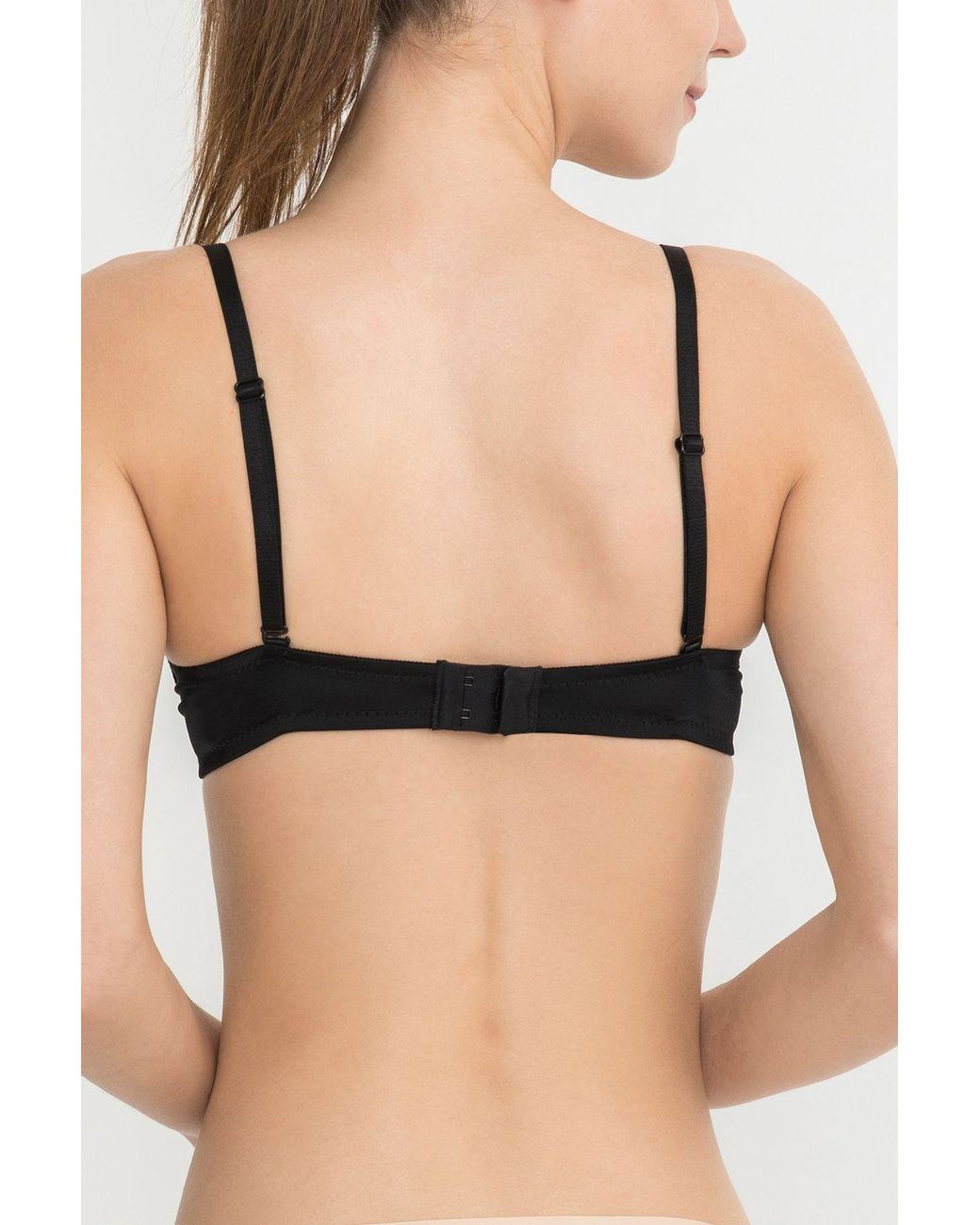 Penti Black Padded Push-Up Bra With Removable Straps