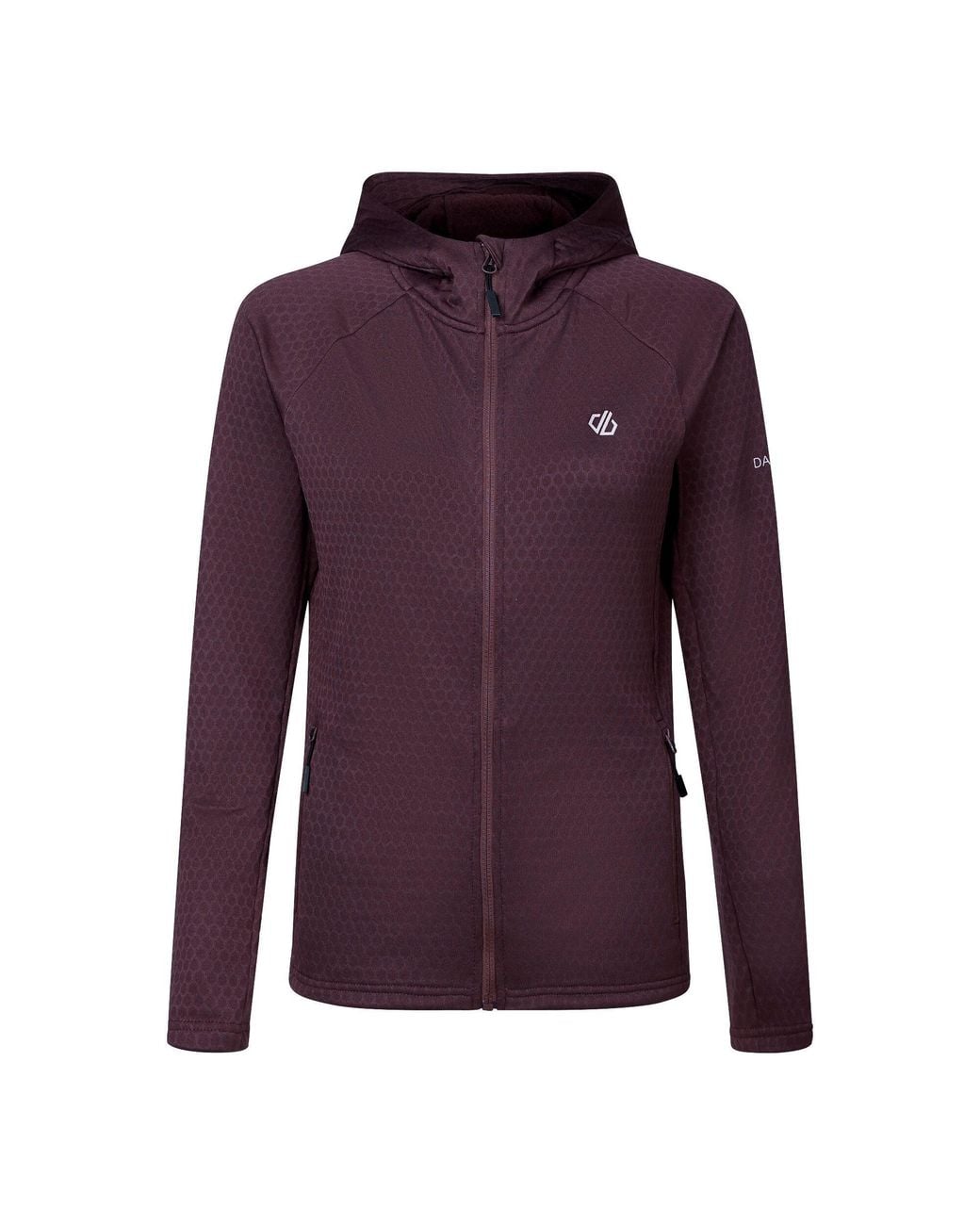 Dare 2b Purple Ladies Ventura Stretch Hooded Midlayer (Huckleberry)