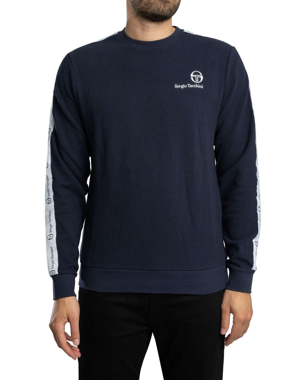 Sergio Tacchini Blue Delman Sweatshirt for men