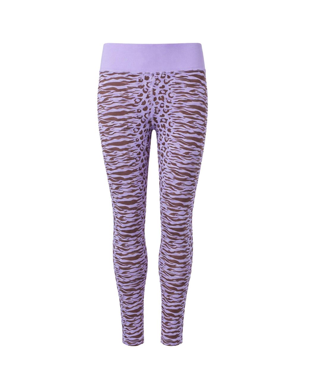 Reebok Purple Mod Safari Leggings Cotton