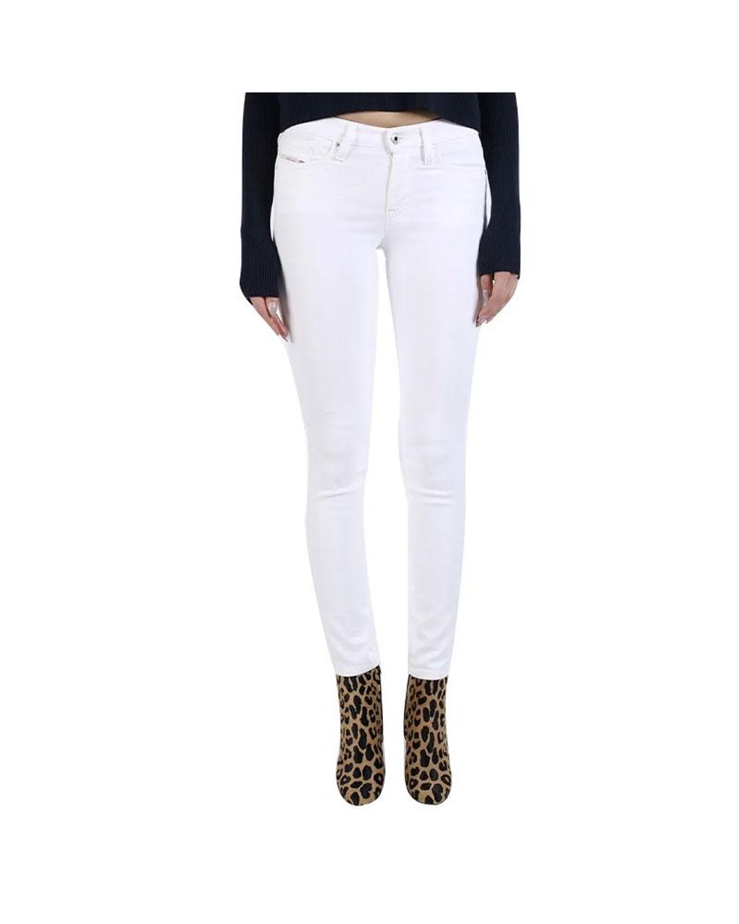 DIESEL White Doris Ne Denim Jogg Jeans