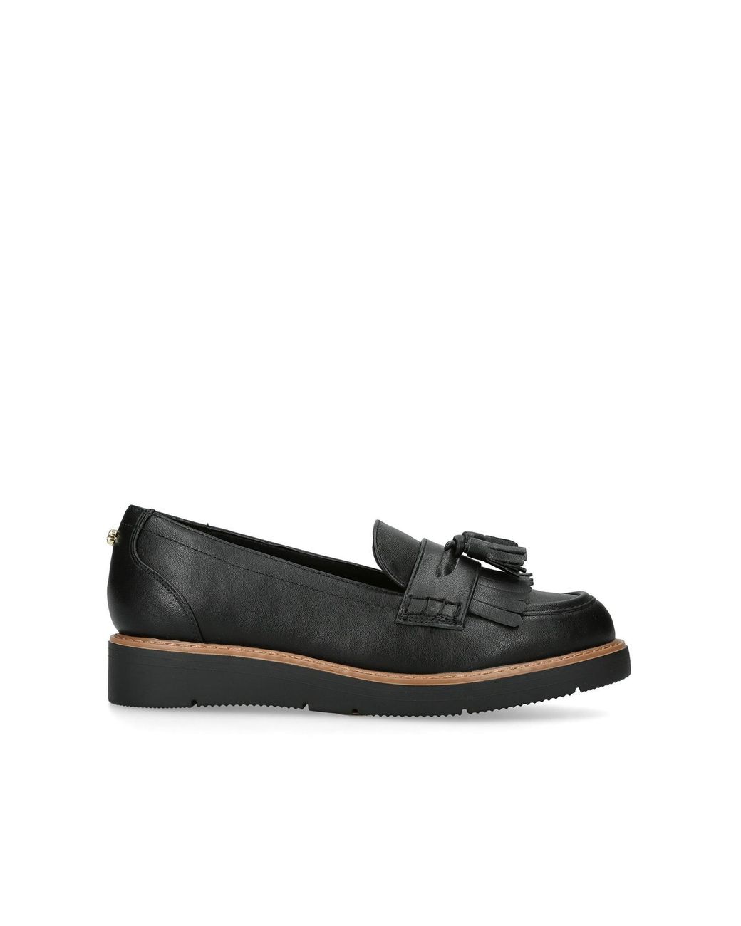 Carvela Kurt Geiger Black Sky Tassel Loafers
