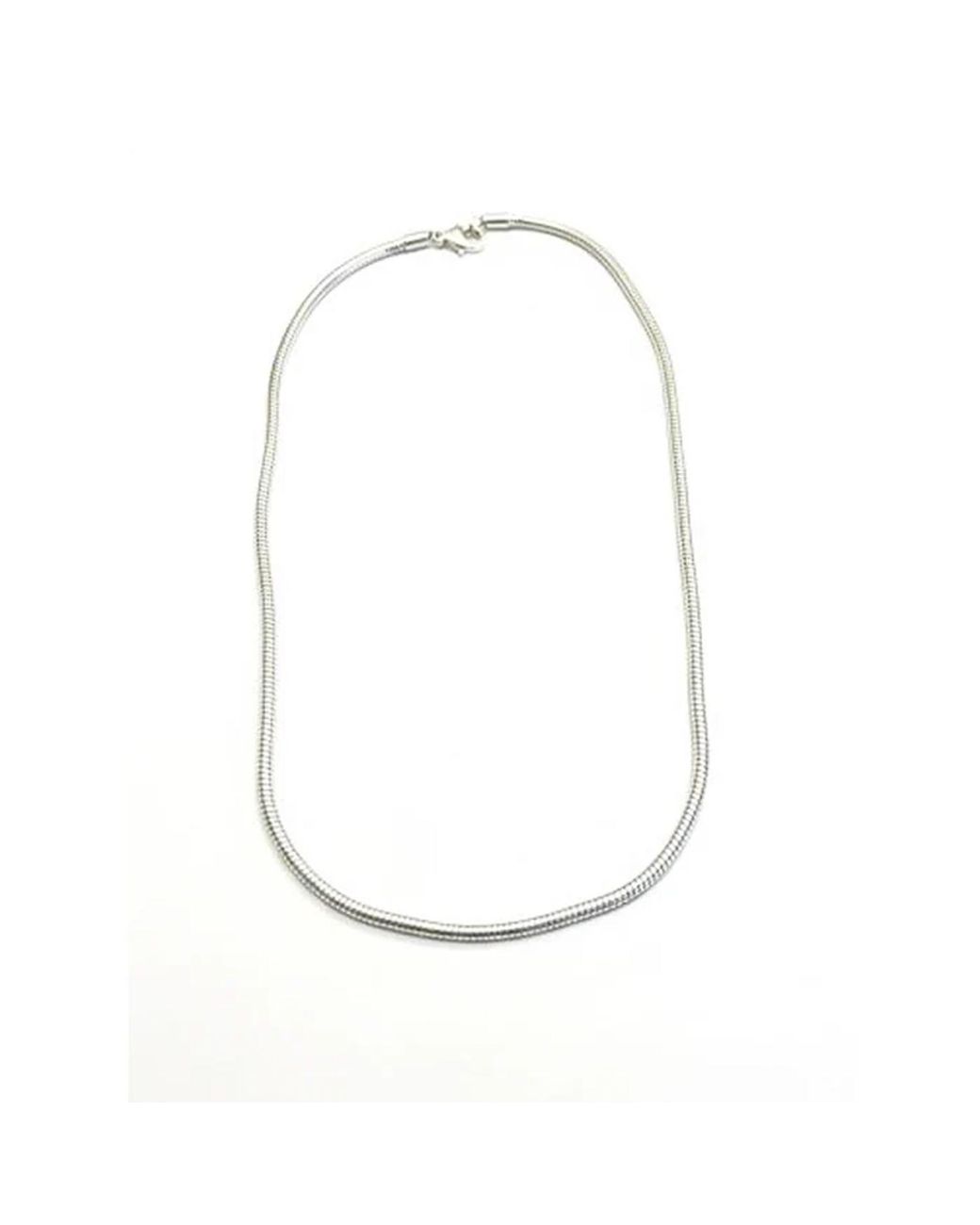 Bibei White Snake Chain Necklace