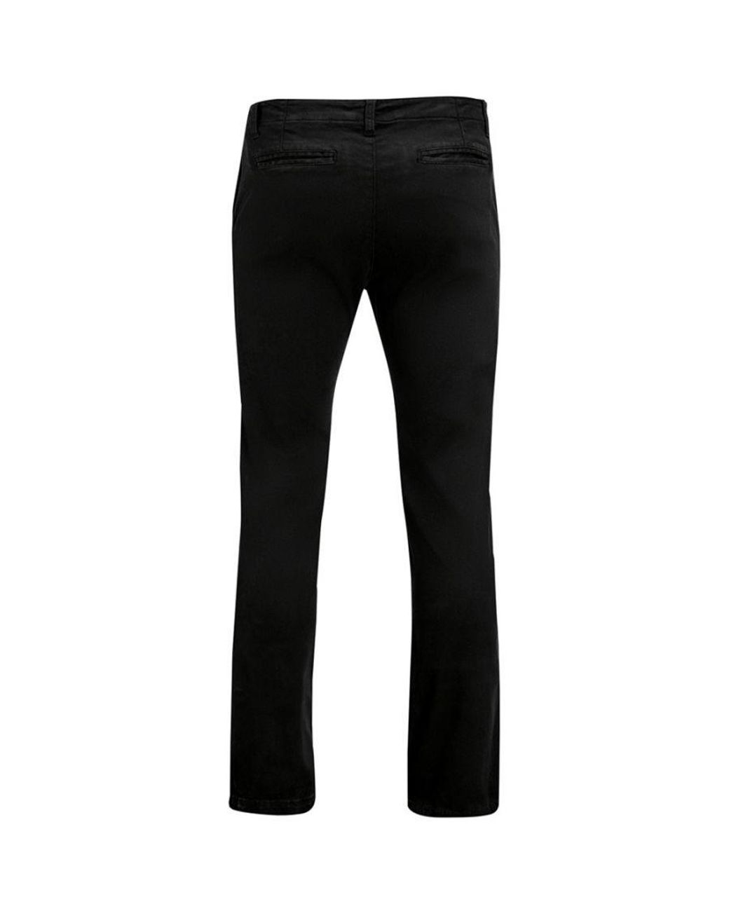 Sol's Black Jules Chino Trousers for men