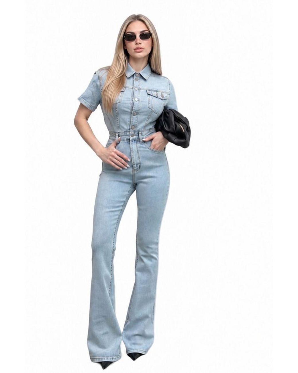 Squalo Blue Jumpsuit
