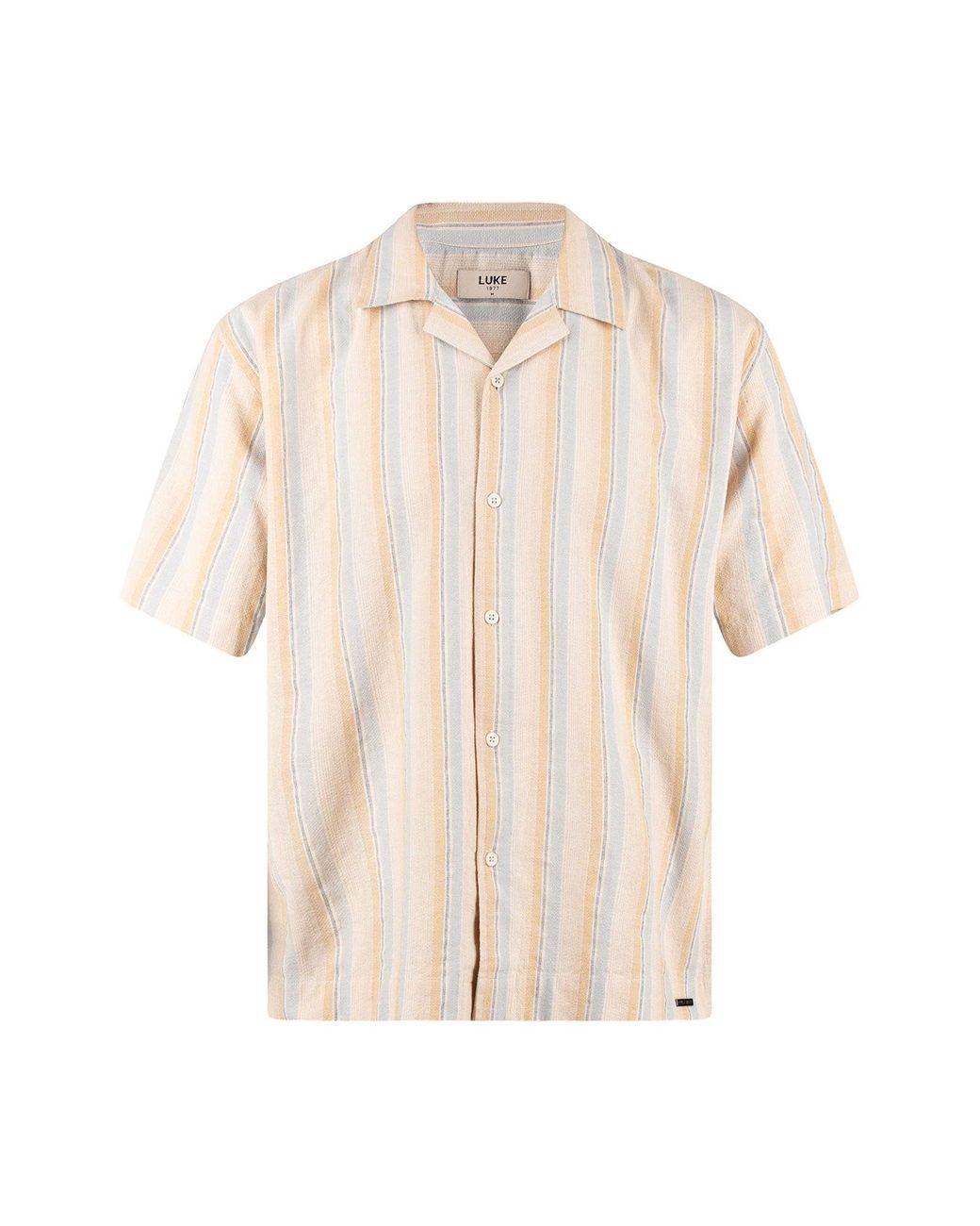 Luke 1977 Natural Santorini Textured Shirt for men