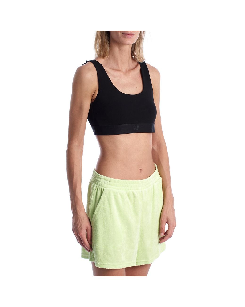 Gap Green Cotton Bralette Bra 655078