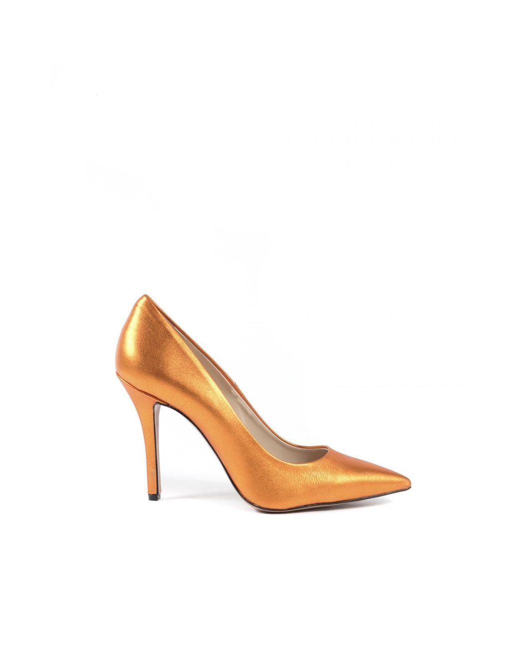 Versace 19.69 Abbigliamento Sportivo Metallic 19V69 Pump Lamè 300 Lame' Arancione Leather
