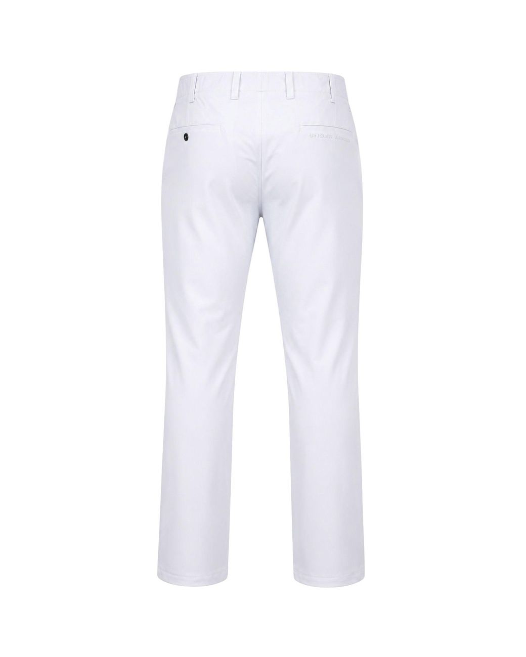 Under Armour White Tour Tips Taper Golf Trousers for men