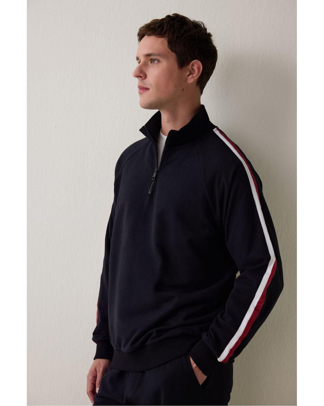 Penti Blue Striped Oversize Jogger Pajama Set for men