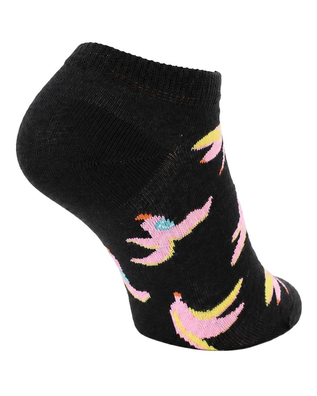 Happy Socks Black 1-Pack Banana Break Low Cotton for men