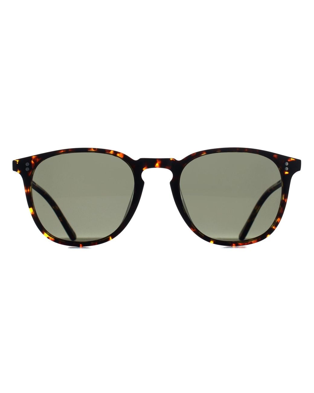 Oliver Peoples Brown Round Atago Tortoise G-15 Polarized Ov5491Su Finley