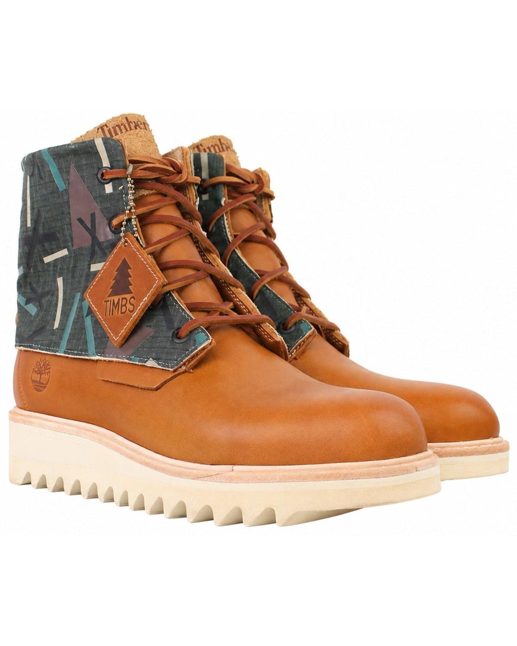 Timberland Brown Vibram Boots Leather for men