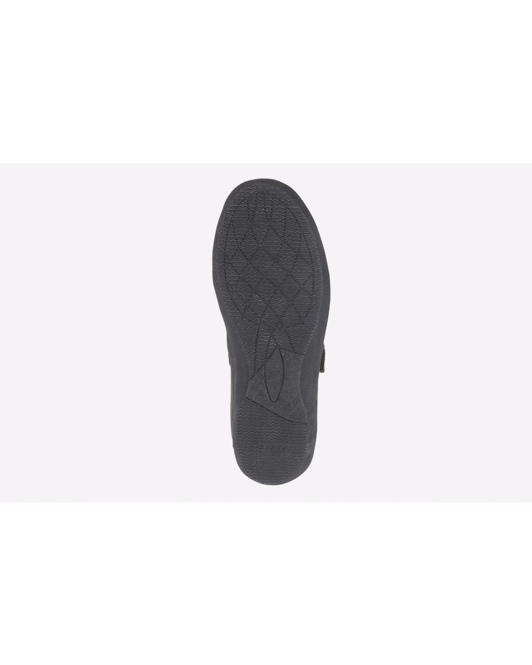 Boulevard Black Toronto Bar Shoes (Wide Fit)