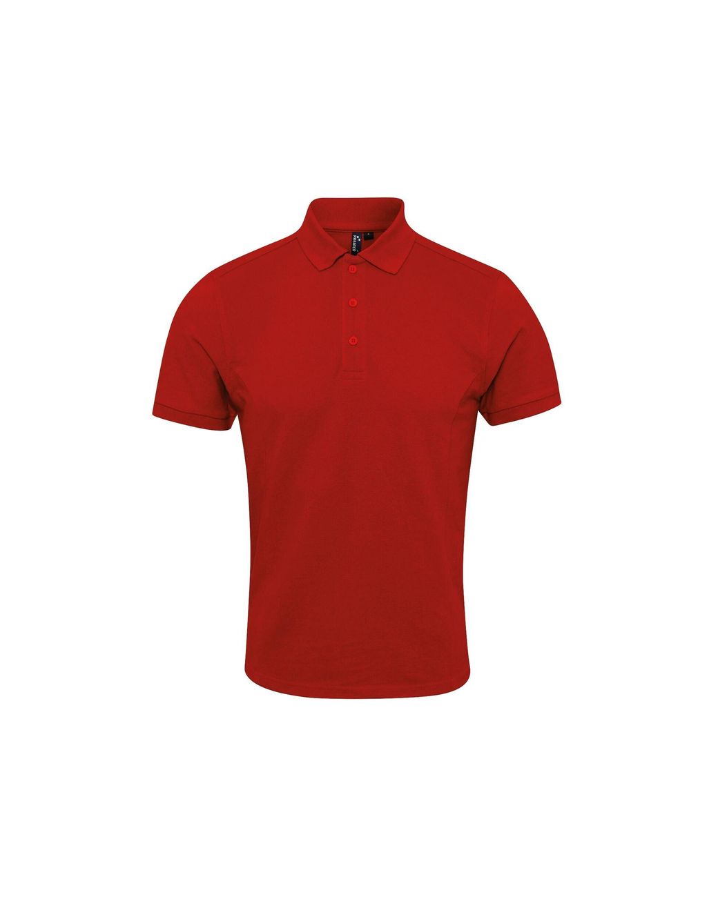 PREMIER Red Coolchecker Plus Pique Polo With Coolplus for men