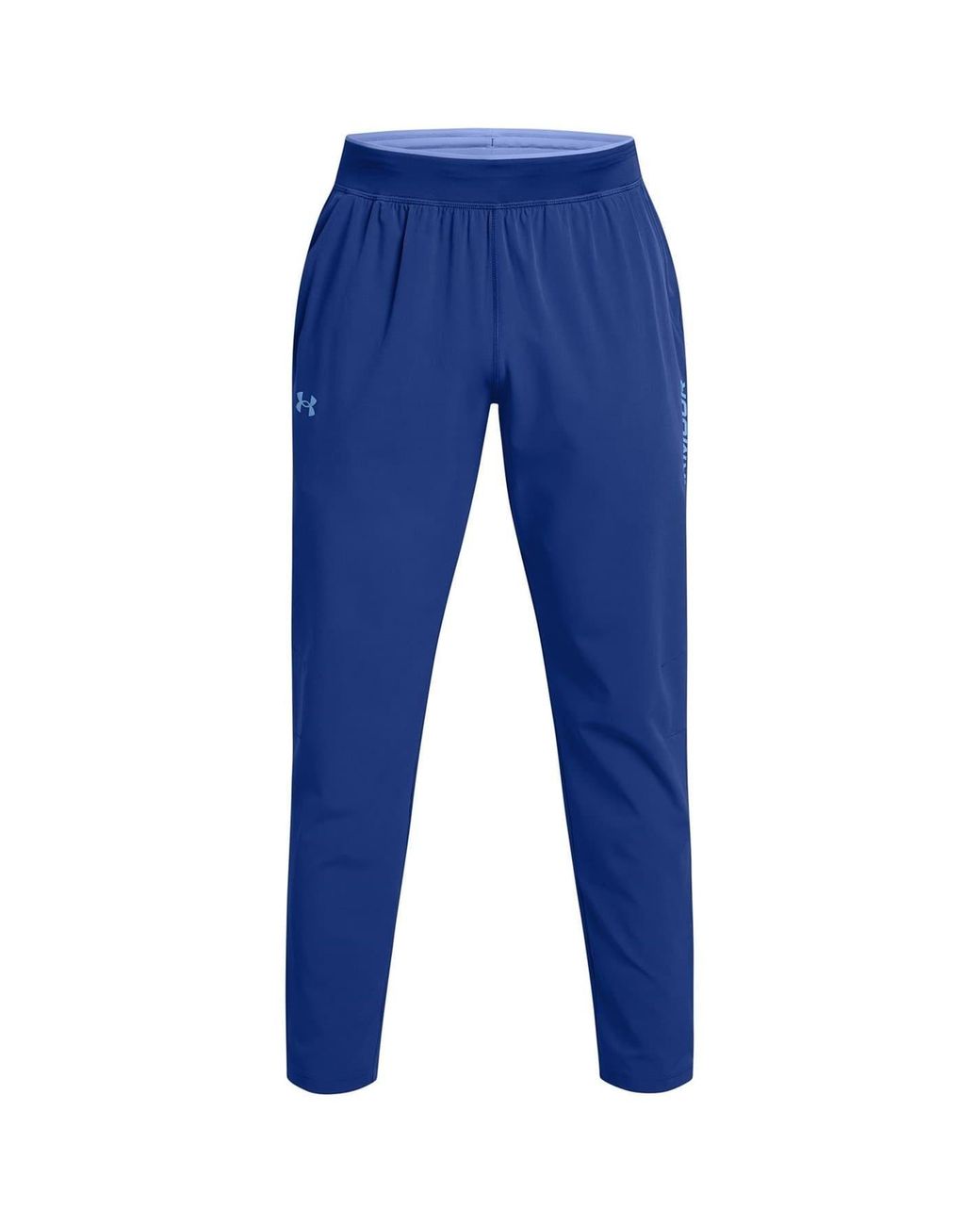 Under Armour Blue Storm Run Straight Track Pants for men