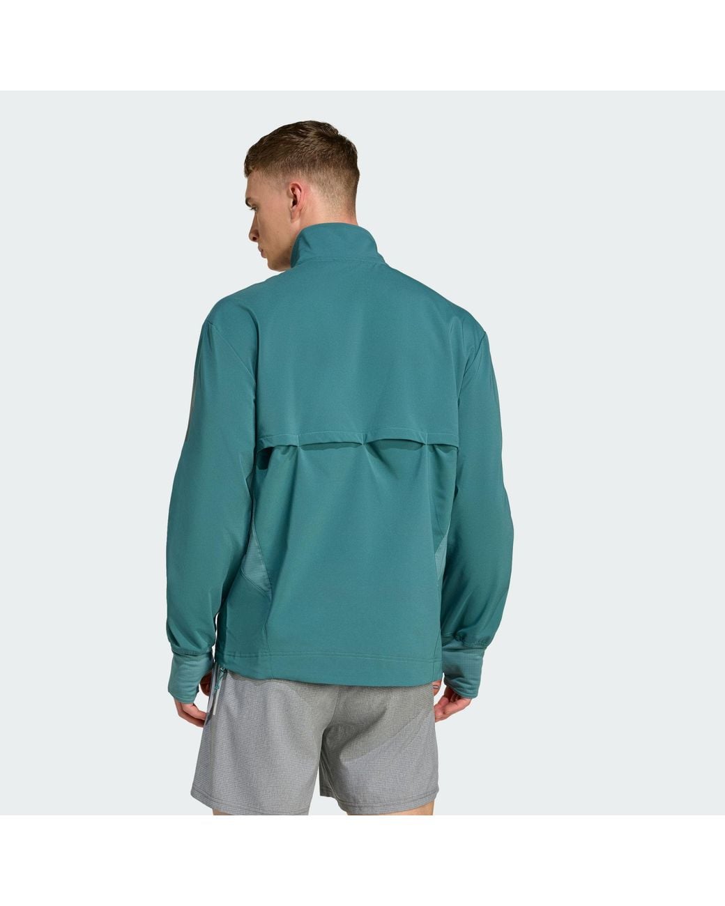 Adidas Originals Green Own The Run Winterized Jacket for men