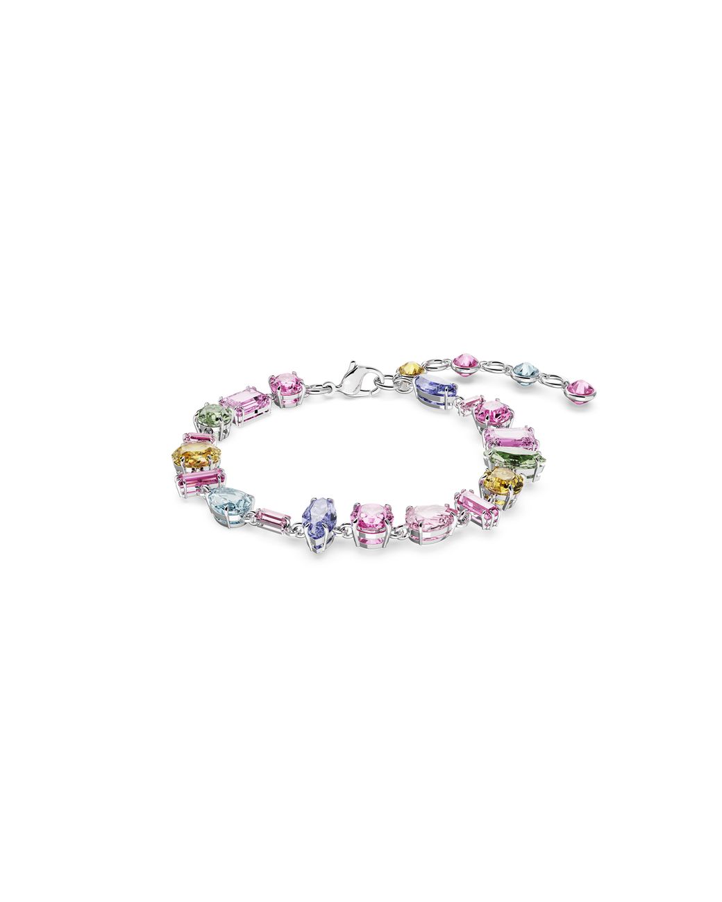 Swarovski White 'Gema' Base Metal Bracelet