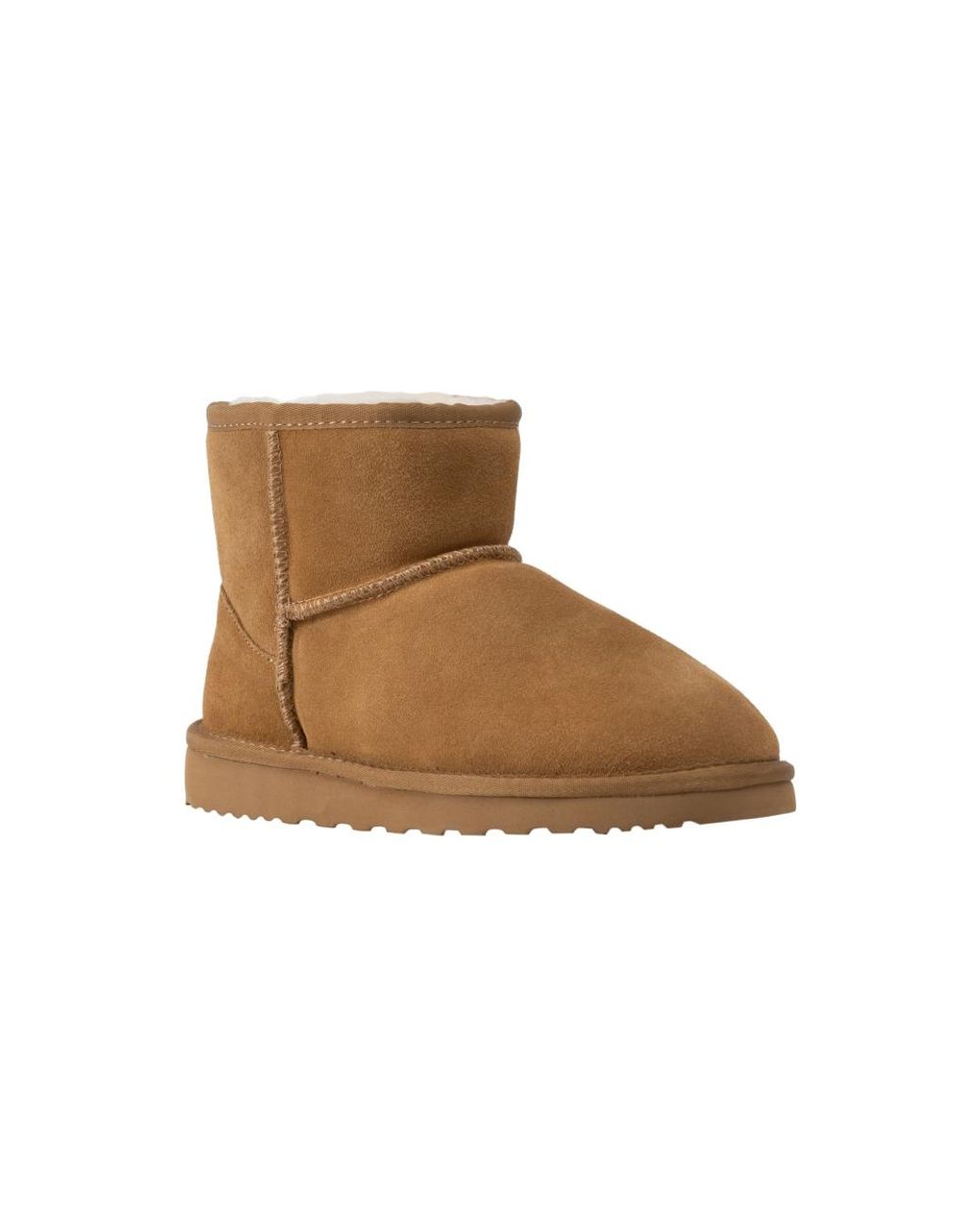 Aus Wooli Brown Australia Short Sheepskin Ankle Boot