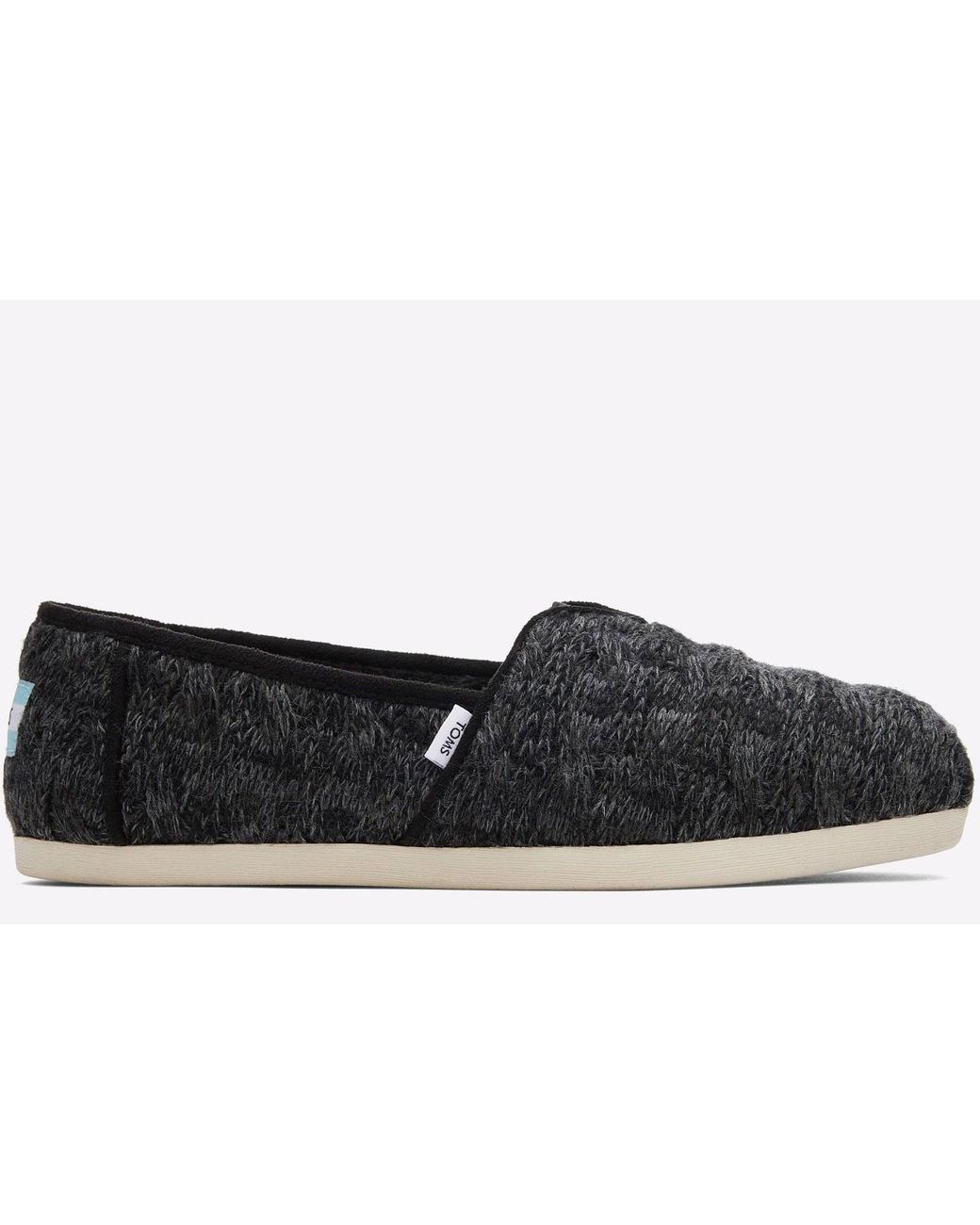 TOMS Black Alpargata Cloudbound Slippers