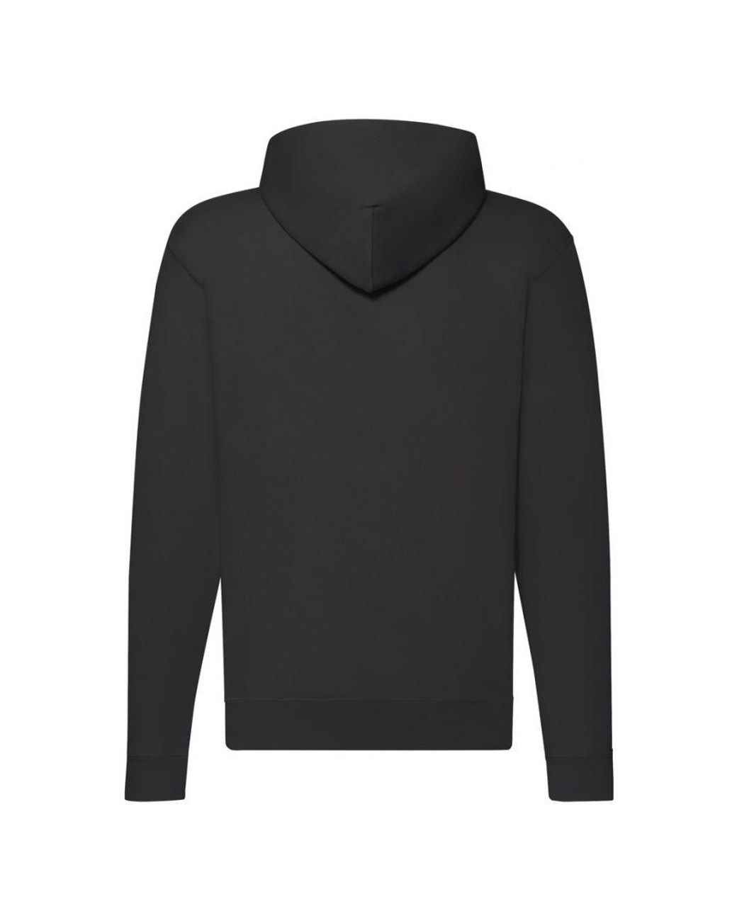 Fruit Of The Loom Black Classic Zipped Hoodie for men